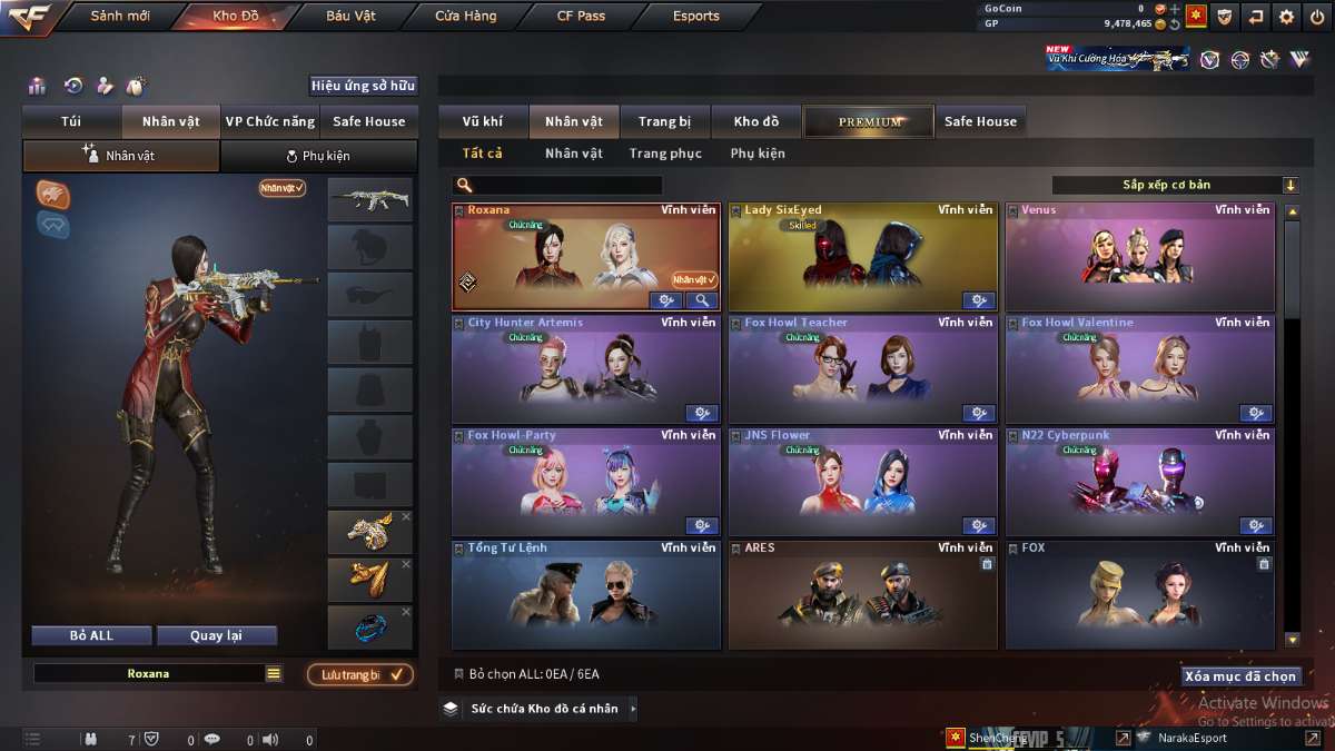 shop acc cf uy tin gia re